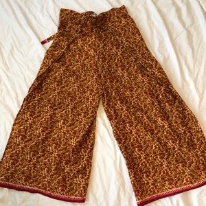 Paisley wrap pants!